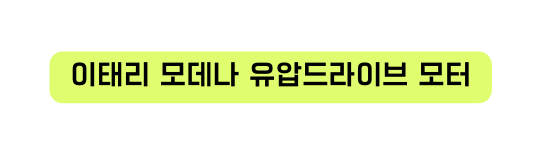 이태리 모데나 유압드라이브 모터