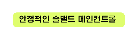 안정적인 솔밸드 메인컨트롤