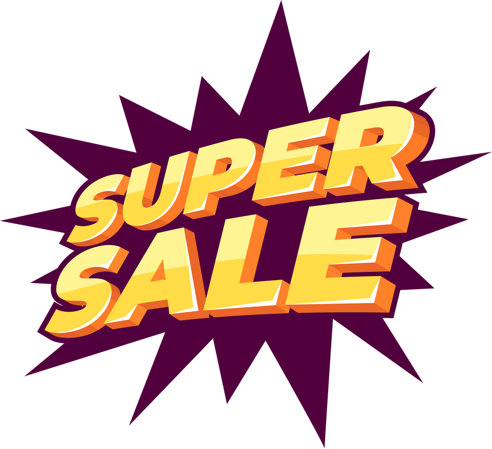 Super Sale Typography